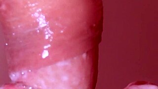 japanese wife giving a close-up blowjob and getting cum in mouth