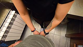 My Pussy Grips His Cock Tight in Pantyhose, Refusing to Release Him Until Cum Explodes.