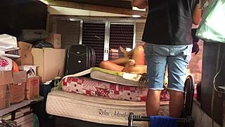 Behind Cameras, Cuckold Films Latina Milf with Big Cock. Petite 18+ Gets Oral and Toys.