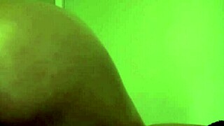 italian milf stretches ass with dildo solo