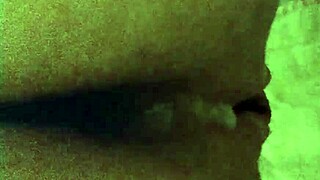 Husband enjoys wife's naughty ass in retro film