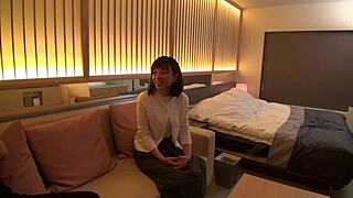 treasure clip of a stunning busty japanese milf showing off her curves