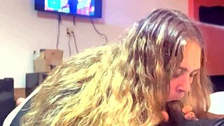 Step sister gives crazy sloppy toppy