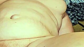 A woman moans softly during a quiet moment