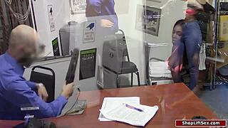 Black Babe Fucked Hard for Stealing Phones in Raw Action