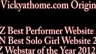 Busty Milf Vicky Vette Blows Hard Cock With Kate England In Double Cumshot Scene On Tits