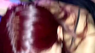 Latina redhead teases with blowjob before fucking?