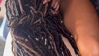 My first girl on girl experience with GoldenXGoddess, feeling nasty and interracial