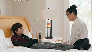 Teacher Slips Student a Sneaky Handjob in Forbidden Encounter