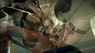 oh man, yuffie cums inside tifa's mouth in double futa fantasy