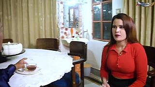 Desi Mallu Servant Hardcore Fuck with Boss Alone at Home in Full Dirty Talk