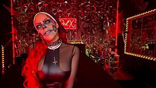 i'm the sinister nun giving joi in hell