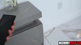 Hey, step mom comforts brokenhearted step son with blowjob