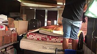 Behind Cameras, Cuckold Films Latina Milf with Big Cock. Petite 18+ Gets Oral and Toys.