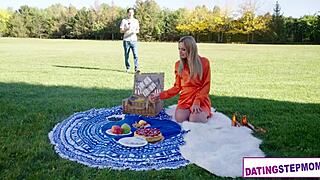 Is this german milf stepmom licking her stepson's pussy on their date?