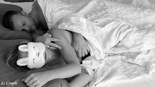 Waking up my blindfolded wife, fingering her to orgasm, and cumming on her face 😈