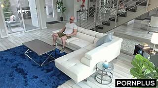 Mia River lets her man borrow her tight pussy for recovery, getting blowjob and facial