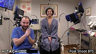 Freshman Rebel Wyatt FORCED to Orgasm by Doctor-Tampa with Hitachi. Backstage hospital vibes get wild!