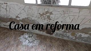 Muscular Woman Gives Big Pussy and Ass to Homeowner for Rental Deal