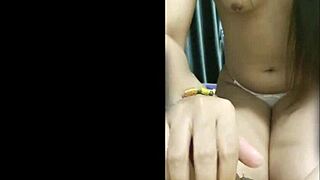 Keep Stroking After The Cumshot Asian Thai Teen 18+ Gives Her Boyfriend A Handjob.