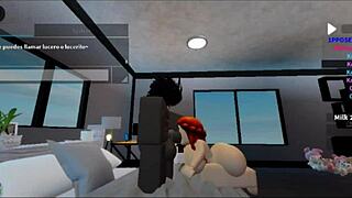 Rough Doggystyle Creampie in Hotel with Big Black Cock