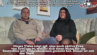 Fette Deutsche Hausfrau Macht Ein Mmf Dreier Casting