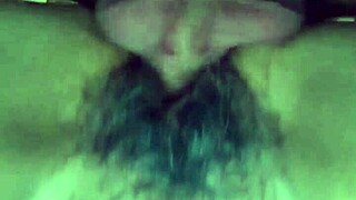 Young man fucks mature woman's pussy in doggystyle pov