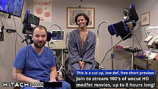 Freshman Rebel Wyatt FORCED to Orgasm by Doctor-Tampa with Hitachi. Backstage hospital vibes get wild!