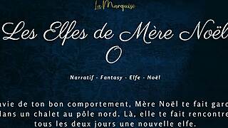 french christmas elves getting naughty with dirty talk 🎄😏