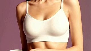 Sexy Cute Lingerie Models Show Barefoot Feet In Underwear