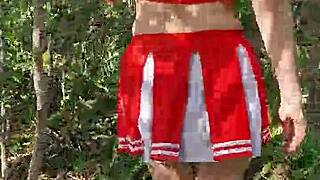 hey, listen to asmr seashore sounds with barefoot walking and sneaky upskirt