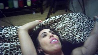 Behind the Scenes, Candice Cumm Takes Italian Pound Machine. Glasses Cam Captures Sexy Passion!