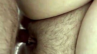 The cheating wife let me cum in her hairy pussy while her husband was away