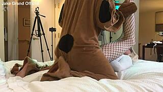 Scooby Doo fucks TS college student in parody comedy