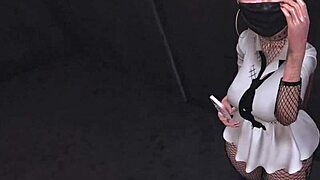 i catch the shy asian girl with her anal vibrator in the office