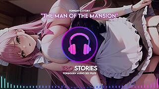 Ero stories: the man of the mansion whispers seductive healing in audio ASMR