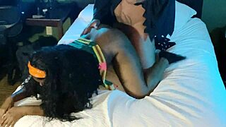 Cheerleader Rides Big Black Cock