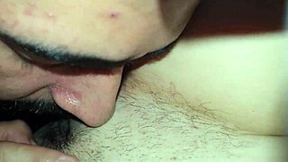 Brunette Bent Over On Swing