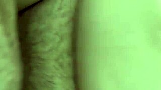 The cheating wife let me cum in her hairy pussy while her husband was away