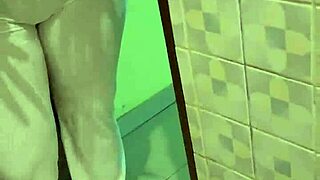 Mom of my best friend caught me with her thong... she swallowed my load!