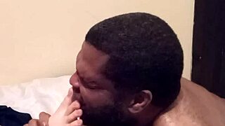 Rocky Tajauta enjoys licking those delicious feet.