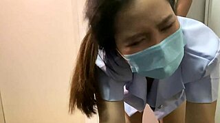 Thai nurse friend begs for a hard hospital fuck