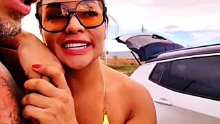 My Stepmother Caught Me with Her Car for Outdoor Anal Surprise. Vagninho and Luna Oliveira Make Her Squirt!