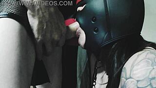 Little bitch, get whipped for playing with slut tits, suck big hard dick