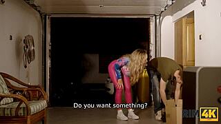 RIM4K STRANGER PLAYS A GAME WITH BIG TITS AND ASS LICKING.