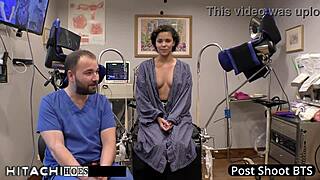 Freshman Rebel Wyatt FORCED to Orgasm by Doctor-Tampa with Hitachi. Backstage hospital vibes get wild!