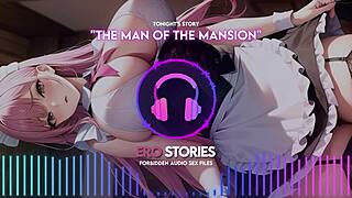 Ero stories: the man of the mansion whispers seductive healing in audio ASMR
