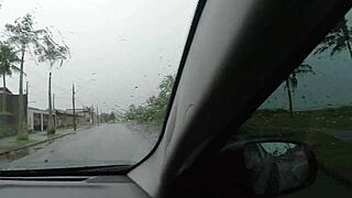 Anne Cristalli takes cock and gives blowjob to Lukas Zaad