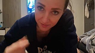 Girl Next Door Swallows Cum