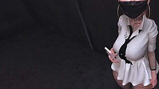 i catch the shy asian girl with her anal vibrator in the office